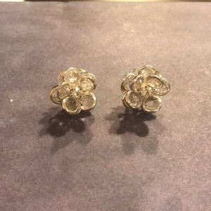 Silver Flower Earrings